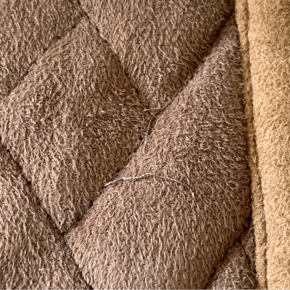 TASHA POLIZZI Collection Brown Quilted Blazer Jacket Women’s Size Large - Picture 9 of 9